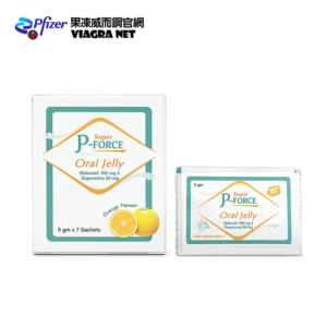 雙效果凍威而鋼 Super P Force Oral Jelly 160mg 7包/盒|果凍好入口 30分鐘快速起效